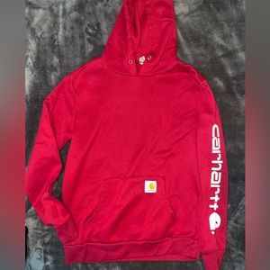 Carhartt Red Hoodie L-XL